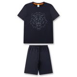 Sanetta Jungen Schlafanzug - Teens, kurz, Nachtwäsche, Pyjama, Baumwolle