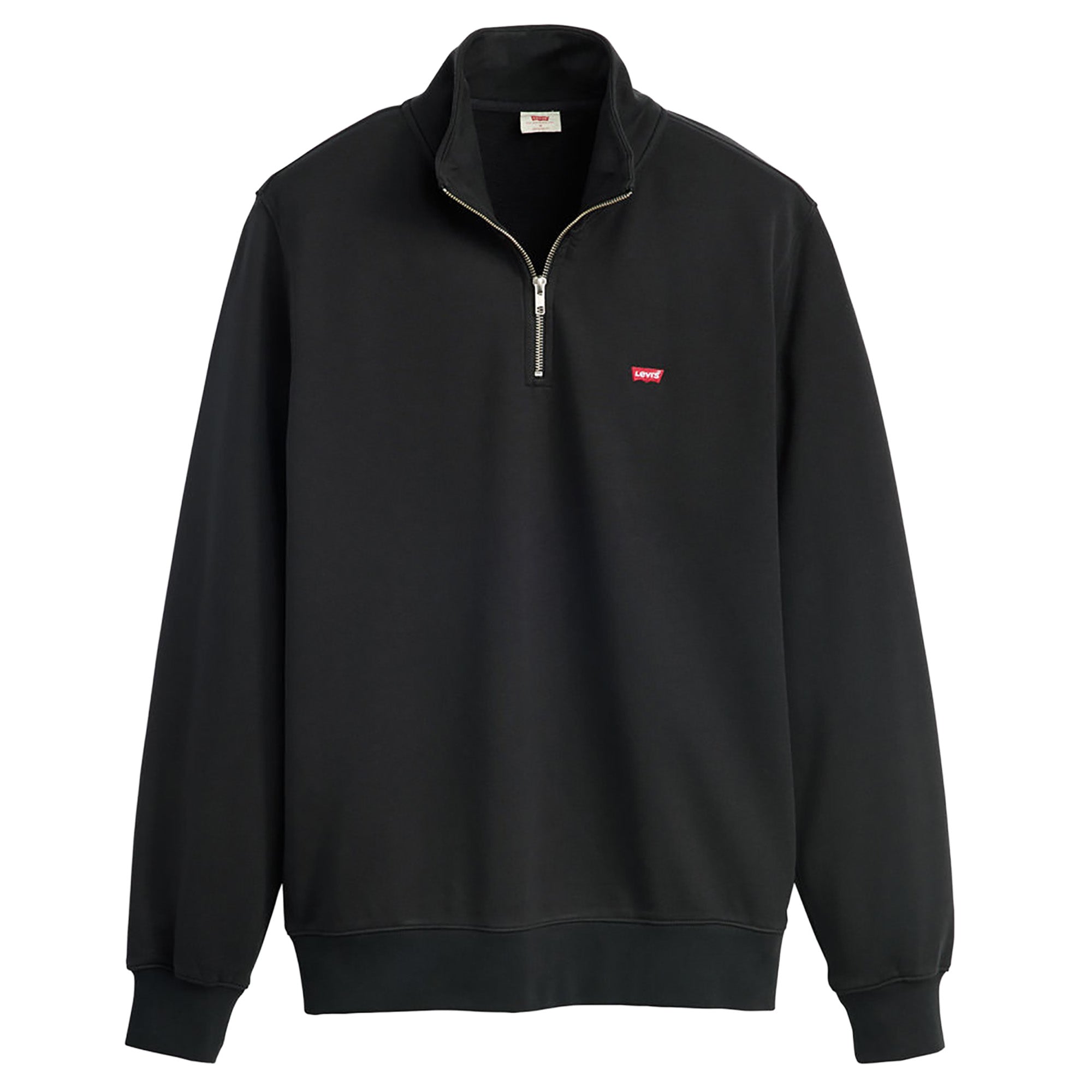 Levi's Herren Sweatshirt mit Zip-Kragen - Original Housemark 1/4 Zip, Stehkragen, Baumwolle