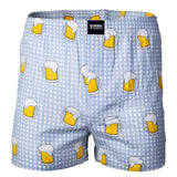 Happy Shorts Herren Webboxershorts - American Style, Baumwolle, gemustert