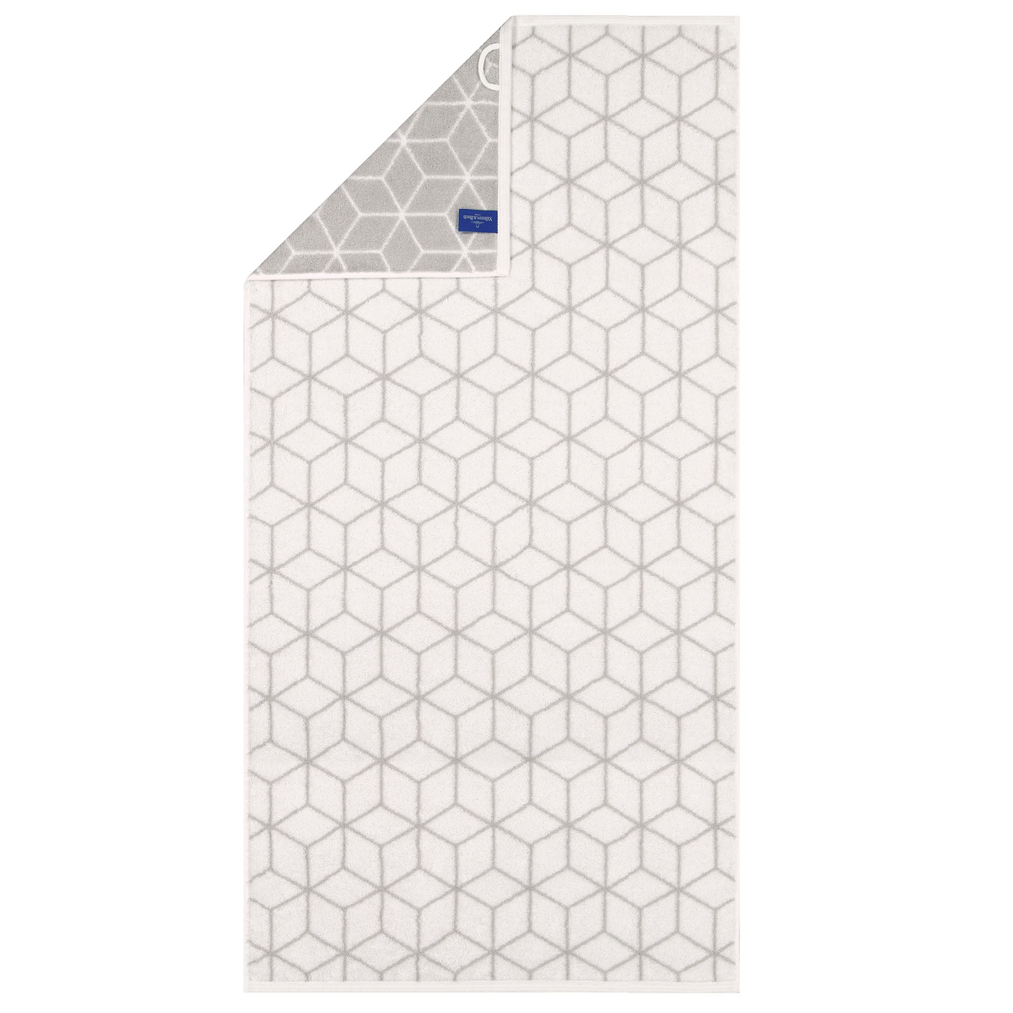 Villeroy & Boch Duschtuch - Carré, Walkfrottier, gemustert, Handtuch, Baumwolle