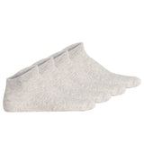 Von Jungfeld Unisex Sneakersocken, 4er Pack - Essentials Sneaker, einfarbig