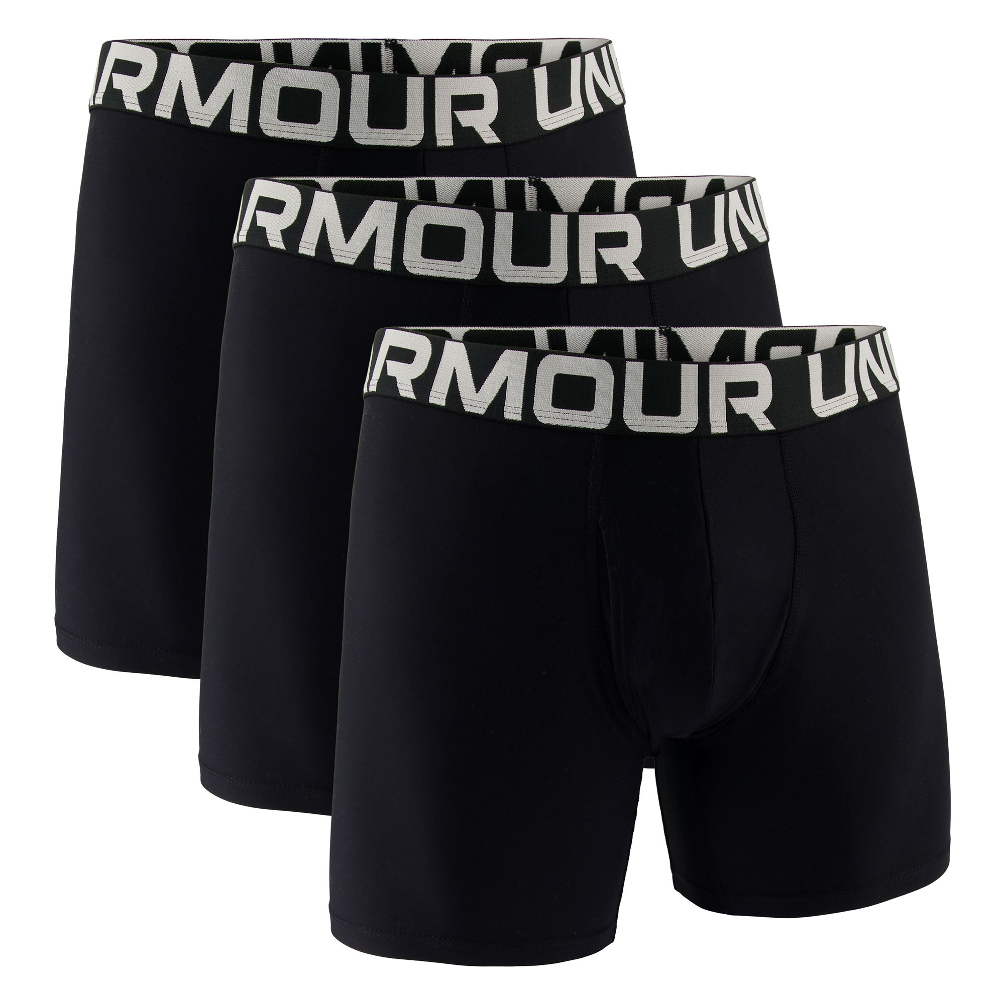 UNDER ARMOUR Herren Boxershorts, 3er Pack - Performance Tech Boxer Briefs Solid 6 in, Stretch, einfarbig