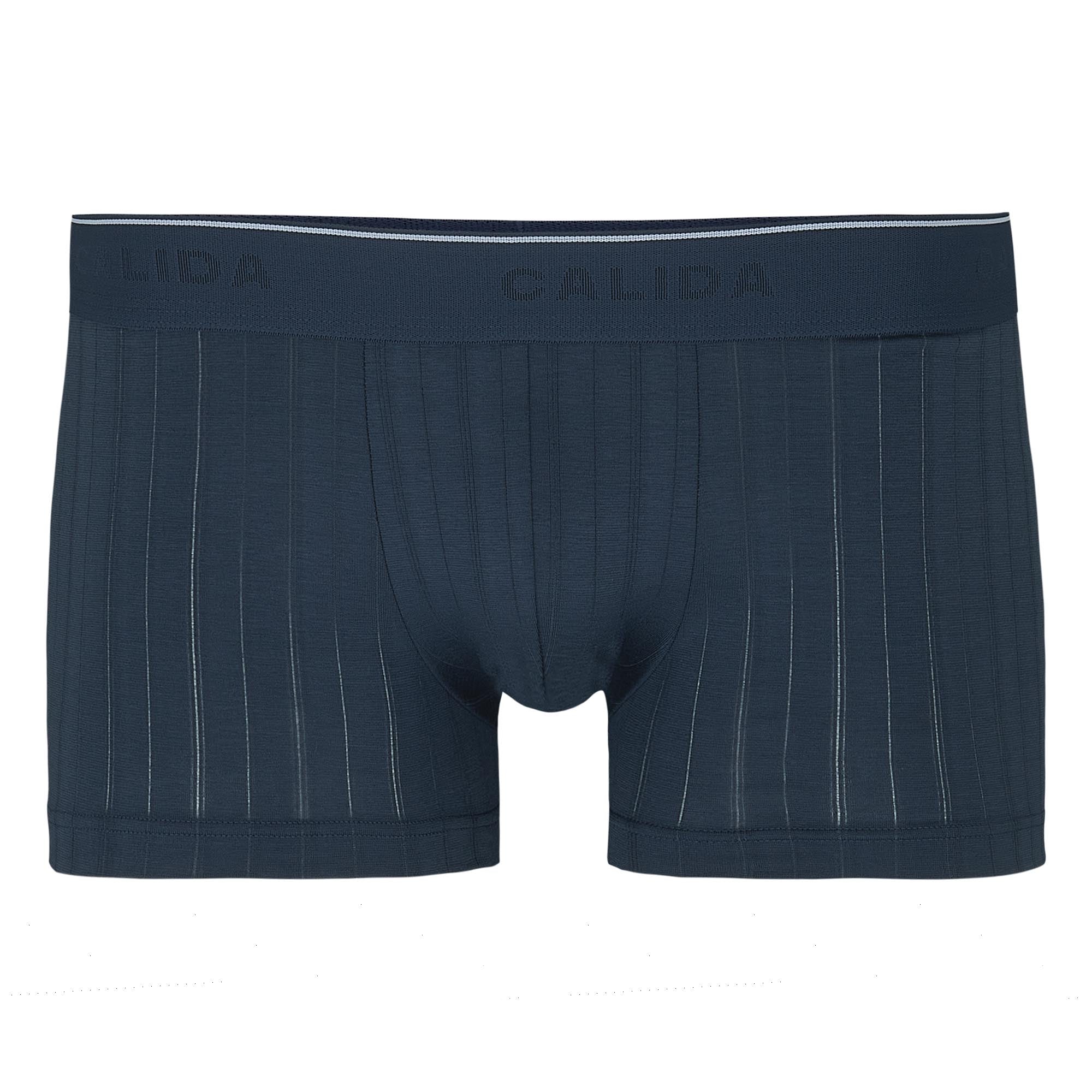 CALIDA men boxer shorts - Pure & Style, elasticated waistband, single-coloured