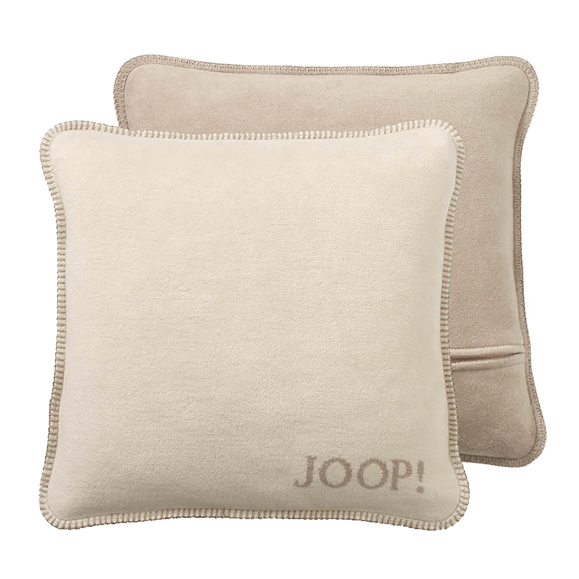 JOOP! Kissenhülle - UDF Doubleface, 50x50 cm, Logo