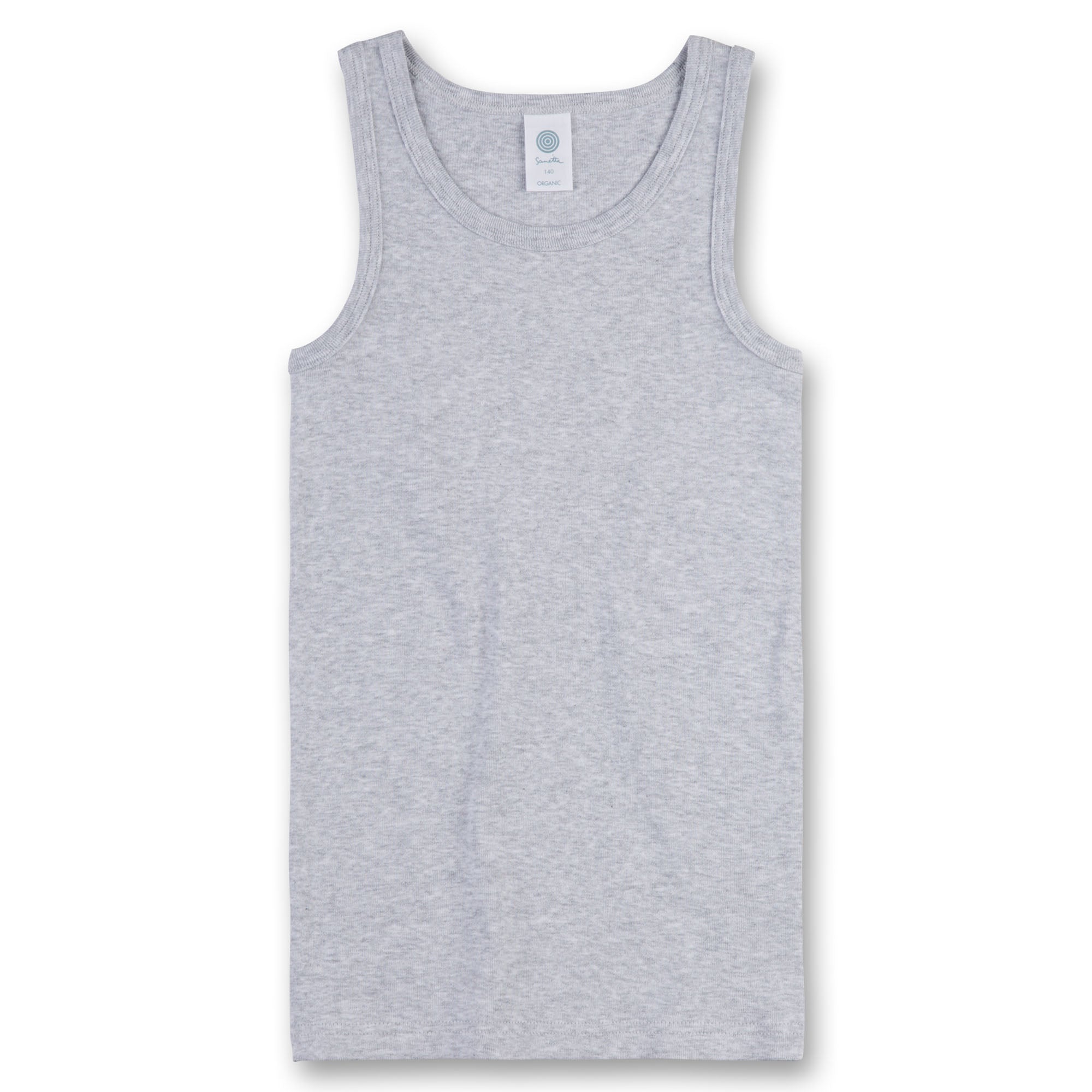 Sanetta Jungen Unterhemd - Tank Top, Basic, Organic Cotton, einfarbig