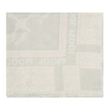 JOOP! Damen Schal - Webschal, Cornflower, Logo, Jacquard, Bicolor