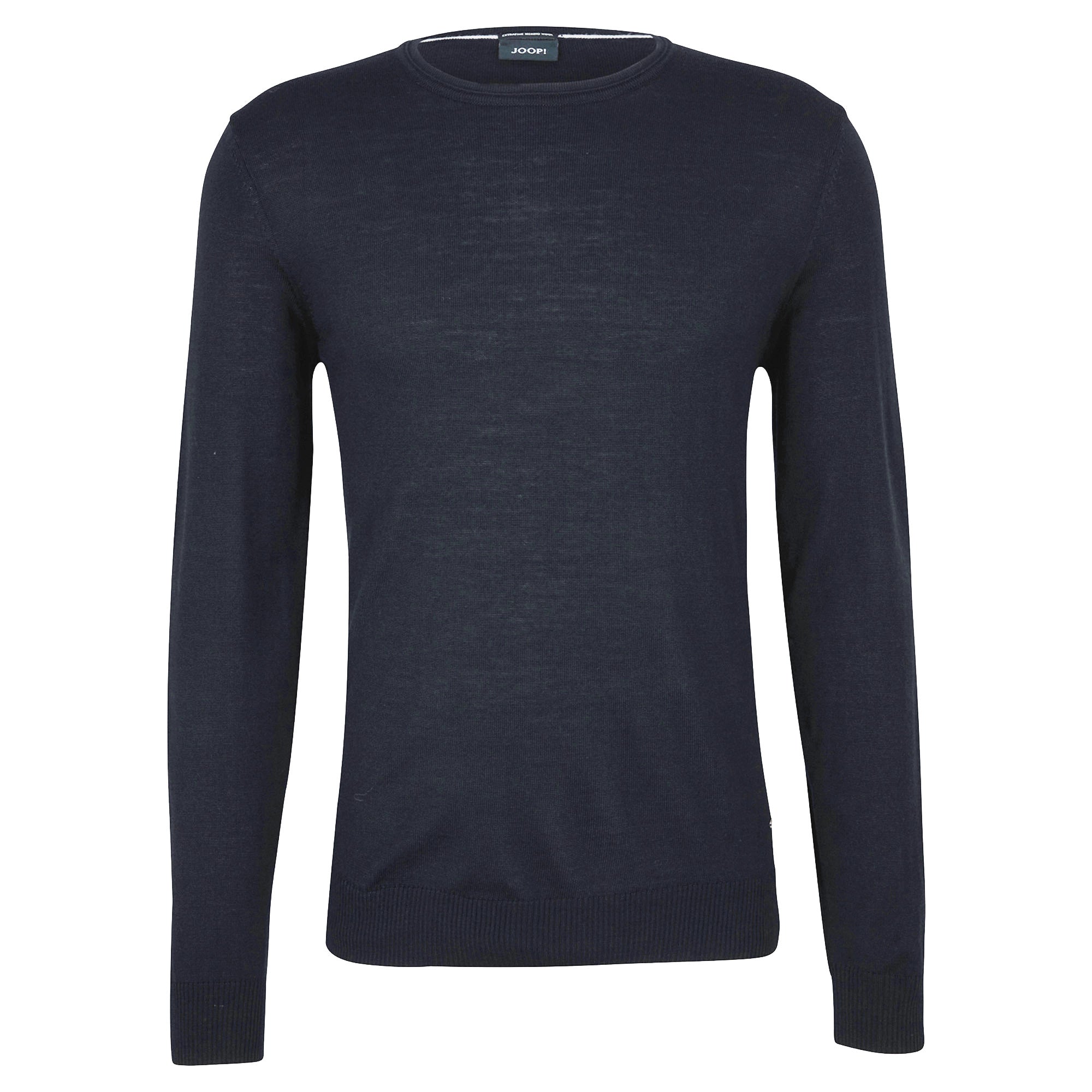 JOOP! Herren Strickpullover - JK-01Denny, Rundhals, Feinstrick, Wolle, uni