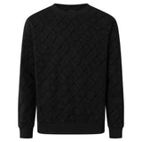 JOOP! JEANS Men's Sweatshirt - Cayetano, Sweater, Round neck, Logo Allover, Cotton