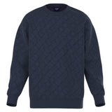 JOOP! JEANS Men's Sweatshirt - Cayetano, Sweater, Round neck, Logo Allover, Cotton