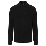 JOOP! JEANS Herren Strickpullover mit Troyer-Zip - Henrio, Zipjacke, Stehkragen, Reißverschluss