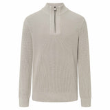 JOOP! JEANS Herren Strickpullover mit Troyer-Zip - Henrio, Zipjacke, Stehkragen, Reißverschluss