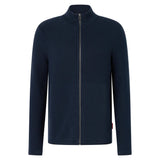 JOOP! JEANS Herren Strickjacke mit Stehkragen - Peeter, Baumwolle, Grobstrick, Zipjacke, Stehkragen, Reißverschluss