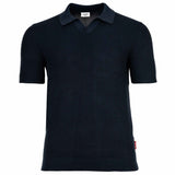 JOOP! JEANS Herren Strickpolo - Adrianor, Polokragen, Baumwolle, Waffelstrick