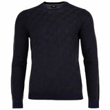JOOP! Men's knit sweater - Ravorono, round neck, all-over print