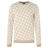 JOOP! Men's knit sweater - Ravorono, round neck, all-over print