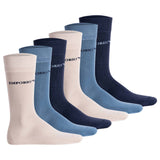 EMPORIO ARMANI men's socks, 6-pack - CASUAL COTTON, short socks, One Size