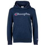 Champion Kinder Unisex Hoodie - Pullover, Baumwolle, Kapuze, Tasche, Logo, einfarbig