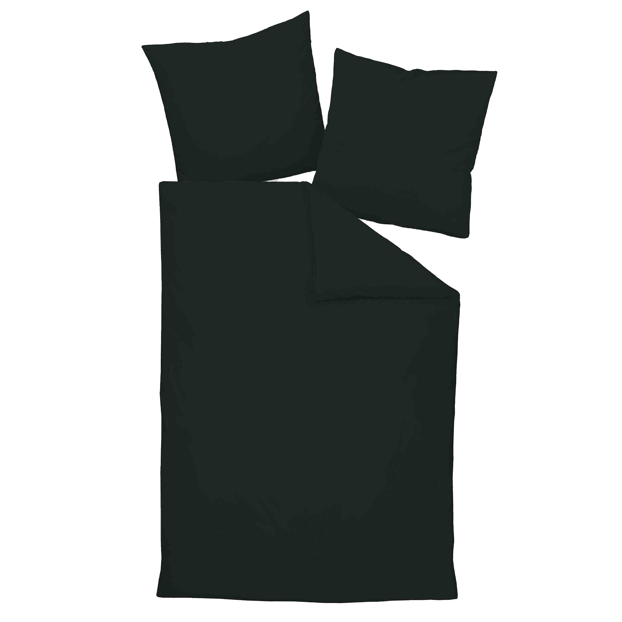 Janine bed linen 2 pieces - maco satin, mercerized cotton, silk finish, plain