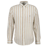 GANT Herren Hemd - Regular Cotton Linen Stripe Shirt, Leinen-Baumwoll-Mix, gestreift