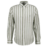 GANT Herren Hemd - Regular Cotton Linen Stripe Shirt, Leinen-Baumwoll-Mix, gestreift