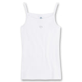 Sanetta Mädchen Unterhemd - Basic Shirt mit Herzmotiv, Organic Cotton (Bio)