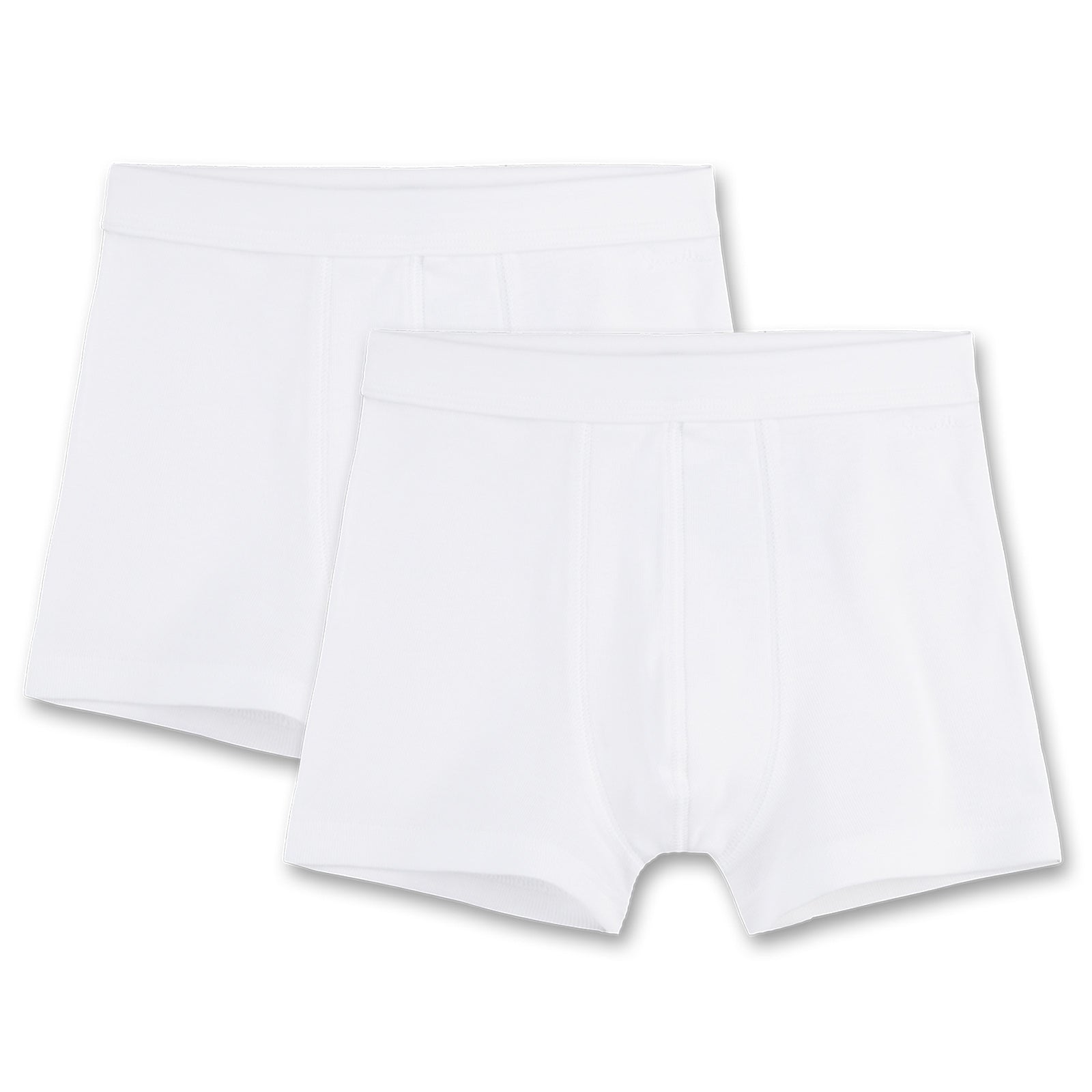 Sanetta Jungen Shorts 2er Pack - Pant, Unterhose, Organic Cotton, 104-176, weiß