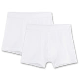 Sanetta Jungen Shorts 2er Pack - Pant, Unterhose, Organic Cotton, 104-176, weiß