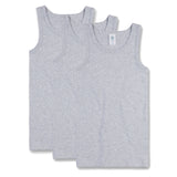 Sanetta Jungen Unterhemd 3er Pack - Shirt ohne Arme, Tank Top, Basic, Organic Cotton