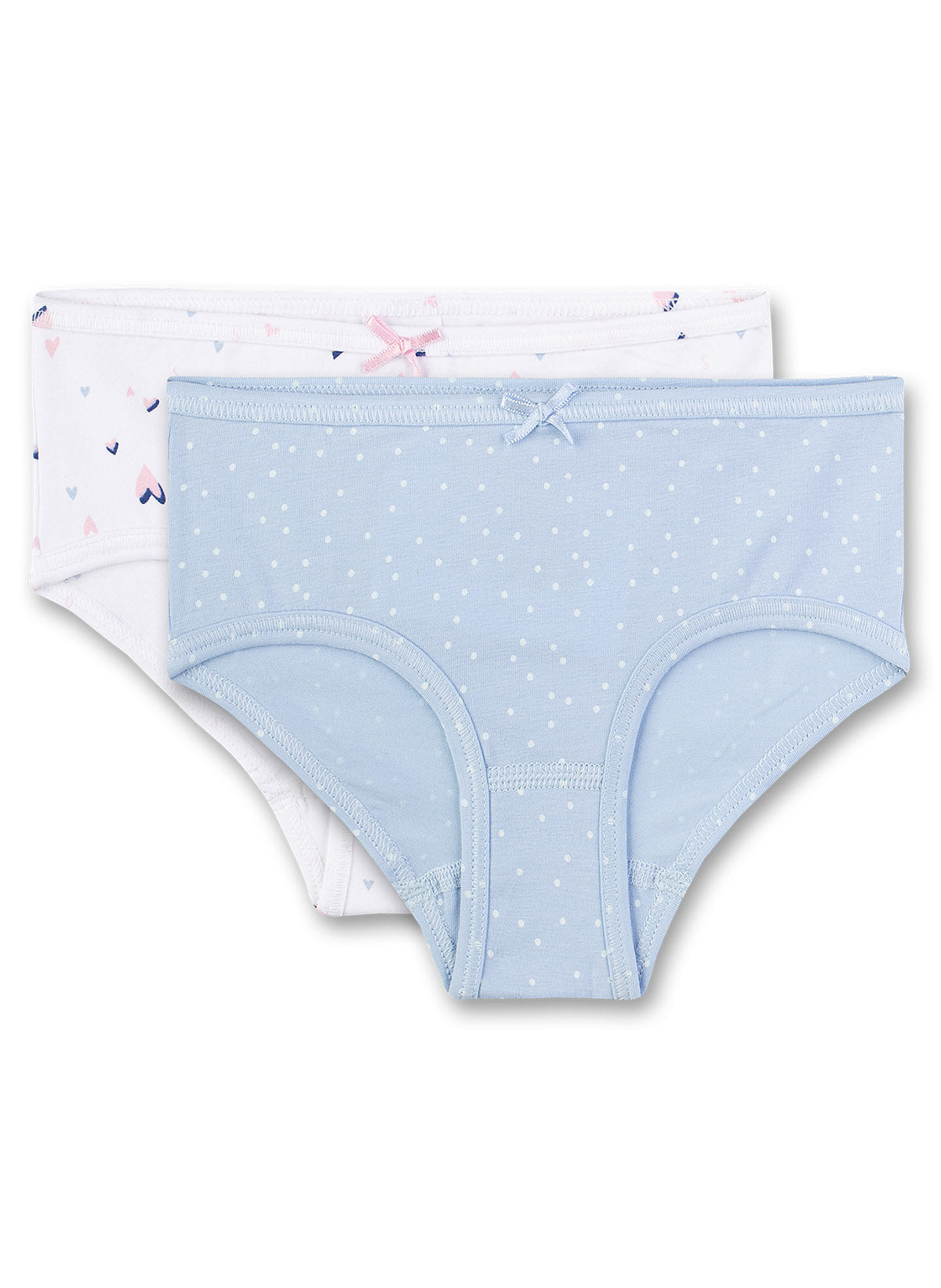 s.Oliver Girls Pack of 2 Hipslip - Briefs, Underpants, Panties, Cotton Stretch, uni