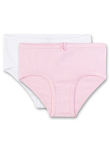 s.Oliver Mädchen 2er Pack Hipslip - Slip, Unterhose, Brief, Cotton Stretch, uni
