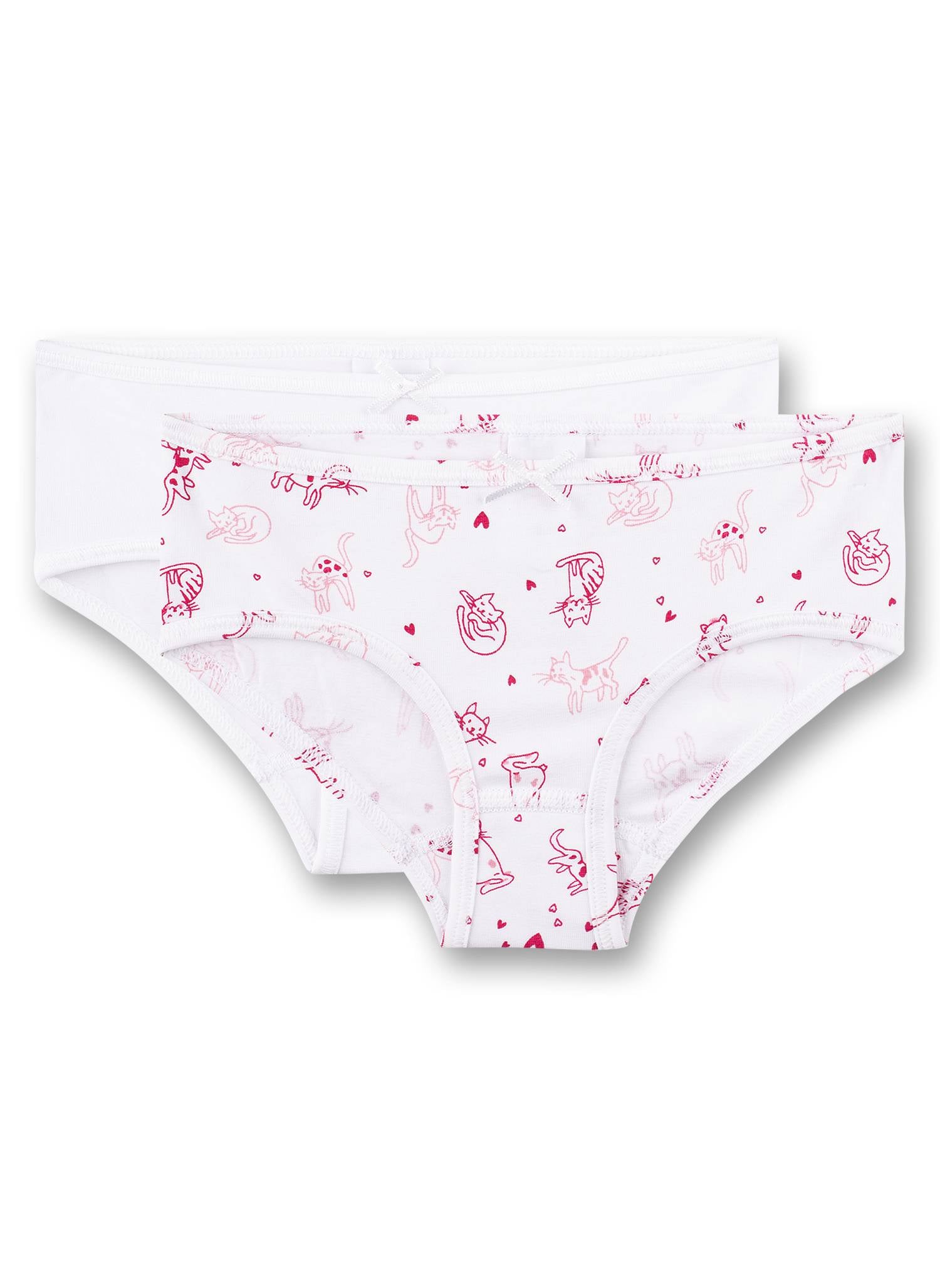 s.Oliver Girls Pack of 2 Hipslip - Briefs, Underpants, Panties, Cotton Stretch, uni
