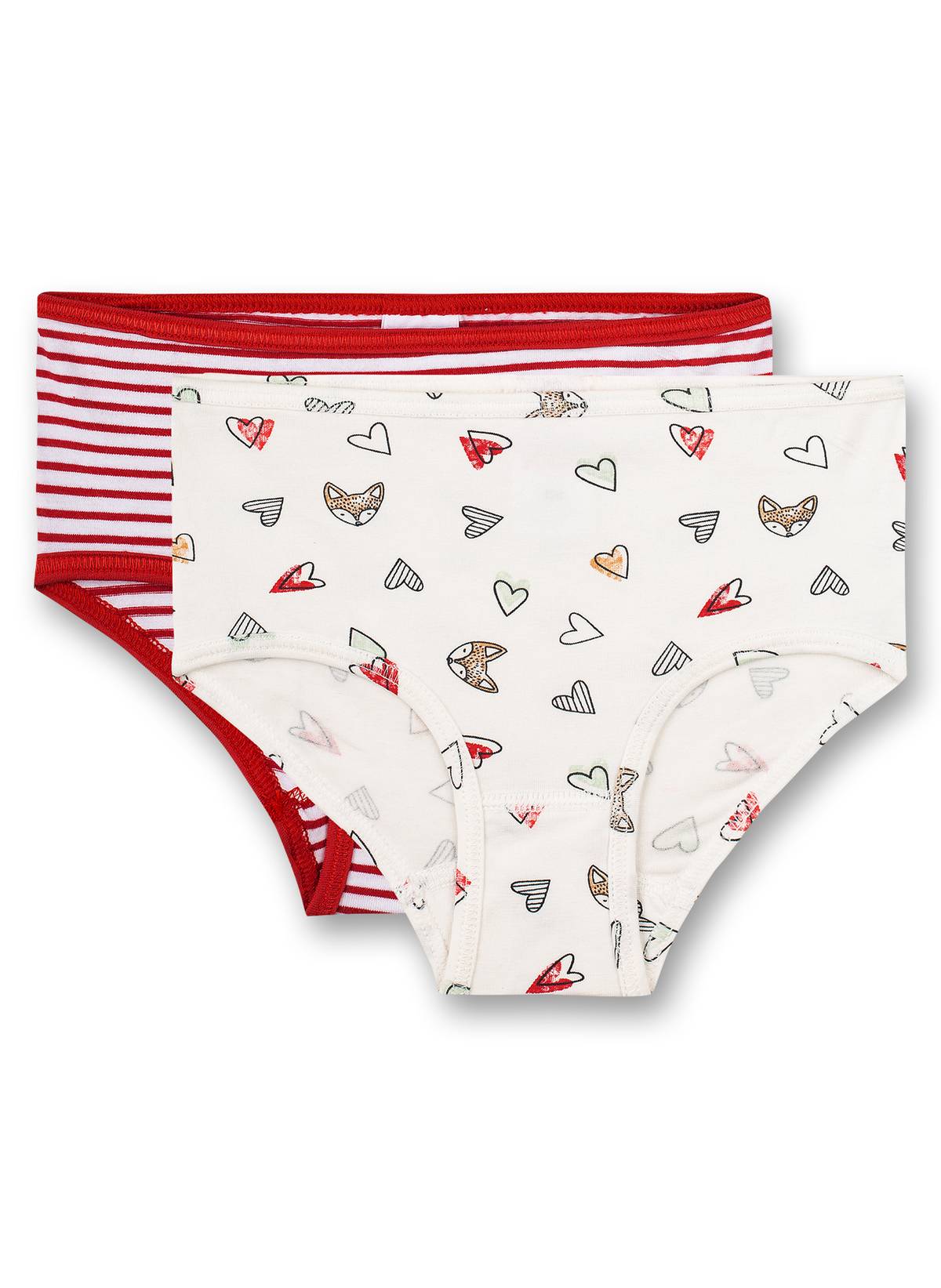 s.Oliver Girls Pack of 2 Hipslip - Briefs, Underpants, Panties, Cotton Stretch, uni