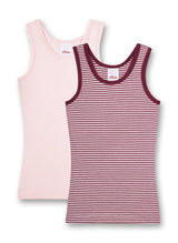 s.Oliver Mädchen Unterhemd 2er Pack - Shirt ohne Arme, Hemd, Feinripp, Cotton Stretch