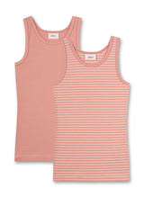 s.Oliver Mädchen Unterhemd 2er Pack - Shirt ohne Arme, Hemd, Feinripp, Cotton Stretch