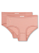 s.Oliver Mädchen 2er Pack Hipslip - Slip, Unterhose, Brief, Cotton Stretch, uni