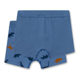 Sanetta Jungen Shorts, 4er Pack - Kids, Unterhosen, Baumwoll-Stretch, Dino