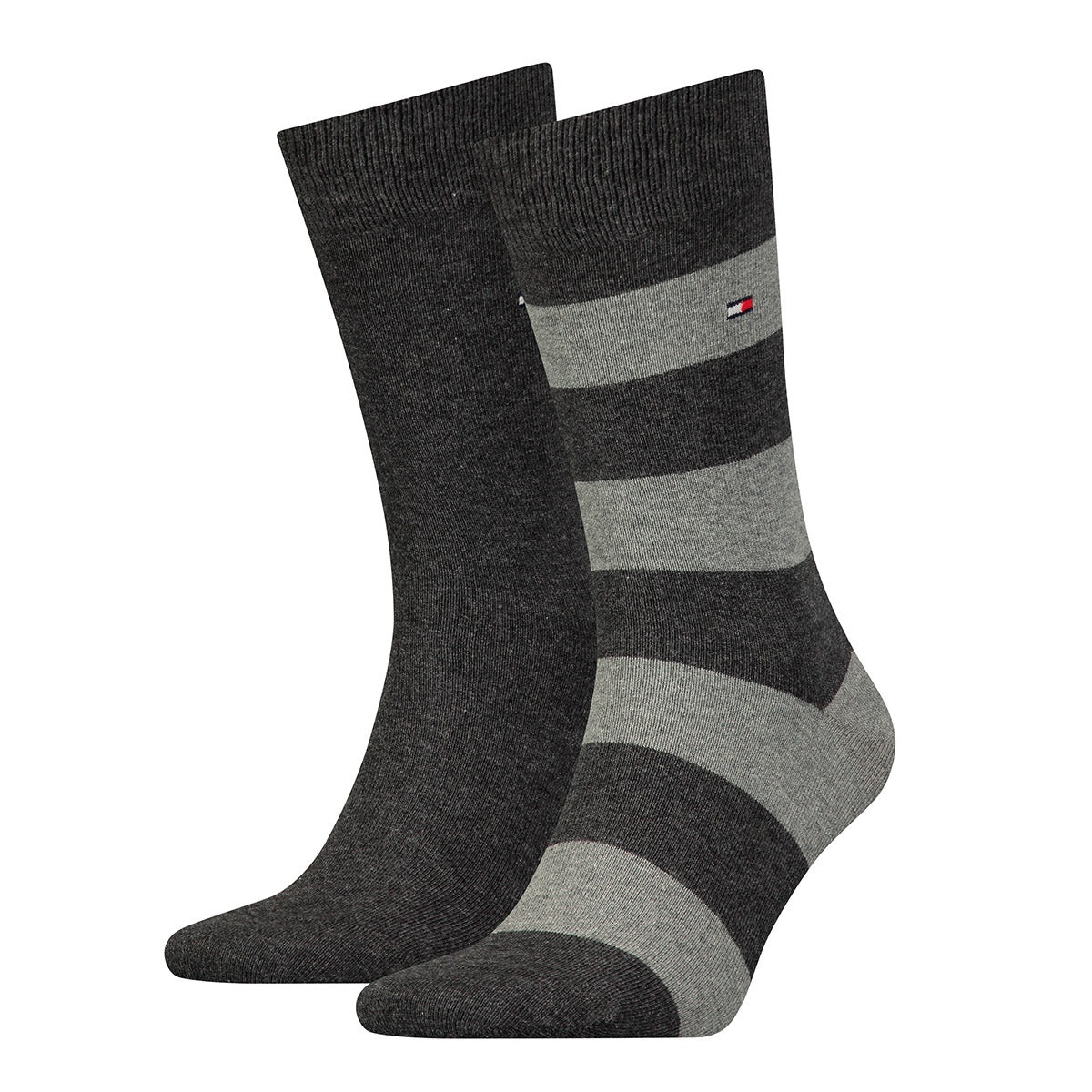 TOMMY HILFIGER Men Socks - Rugby Sock, Stockings, Stripes, uni/striped, Economy Pack
