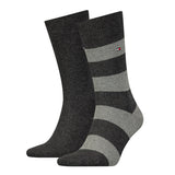 TOMMY HILFIGER Men Socks - Rugby Sock, Stockings, Stripes, uni/striped, Economy Pack