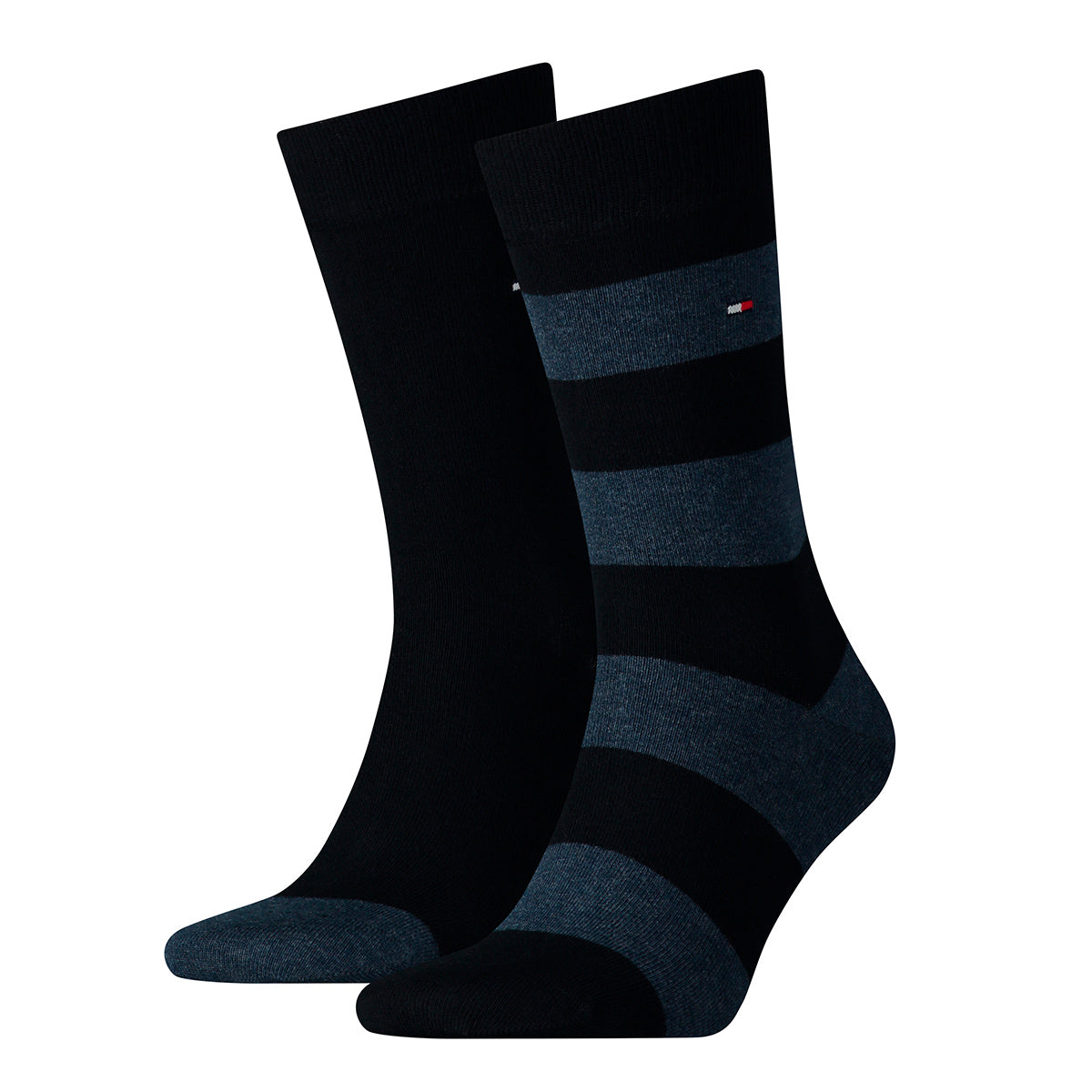 TOMMY HILFIGER Men Socks - Rugby Sock, Stockings, Stripes, uni/striped, Economy Pack