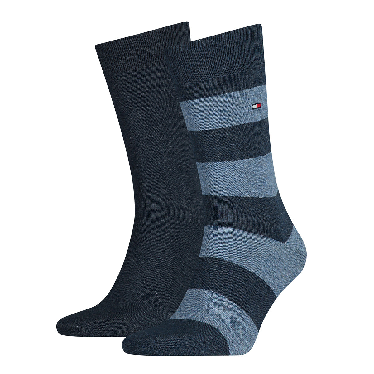 TOMMY HILFIGER Men Socks - Rugby Sock, Stockings, Stripes, uni/striped, Economy Pack