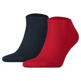 TOMMY HILFIGER Herren Sneaker Socken, 2er Pack - TH, Baumwolle, Uni, 39-49