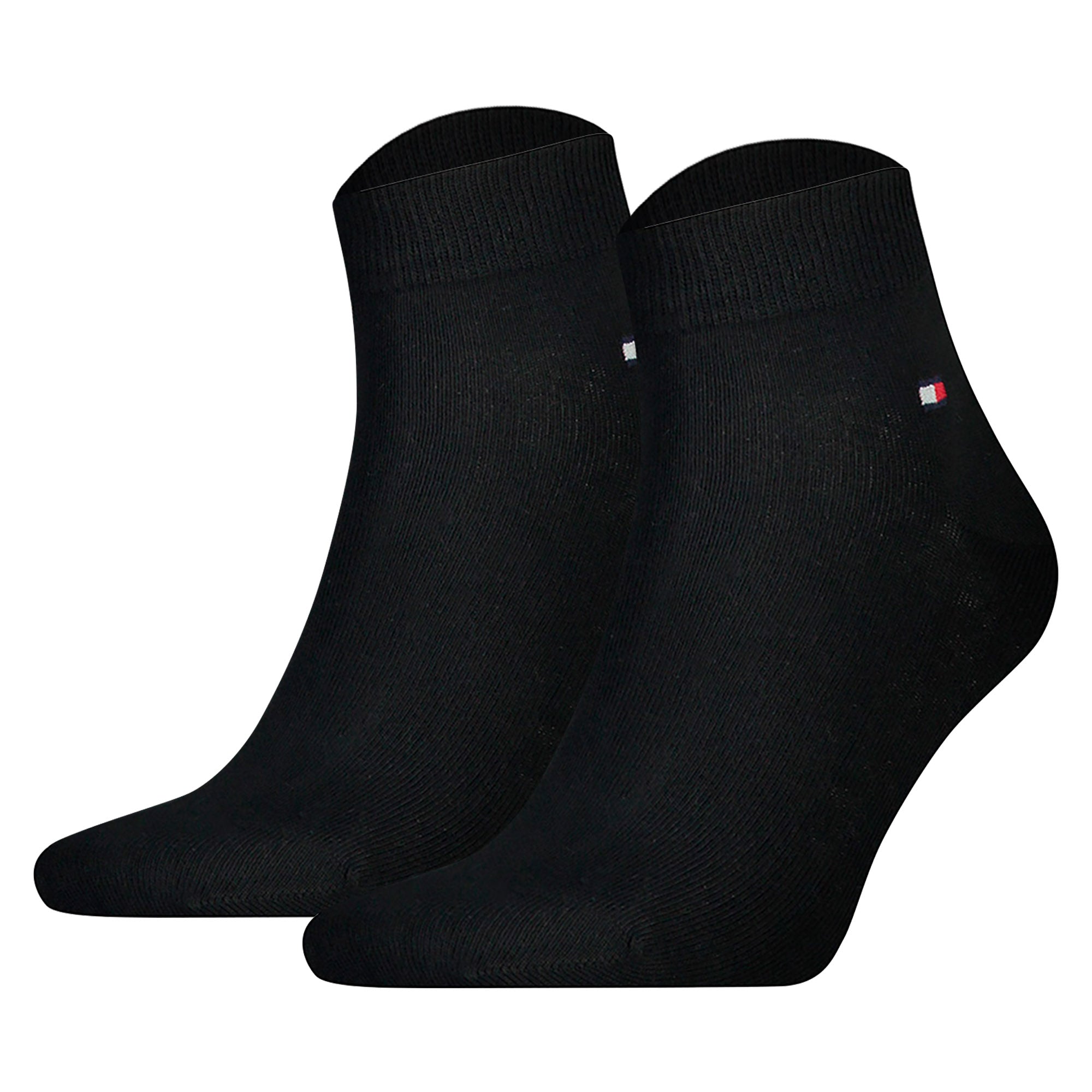 TOMMY HILFIGER Herren Quarter Socken, 2er Pack - Sneaker, Unifarben, 39-49