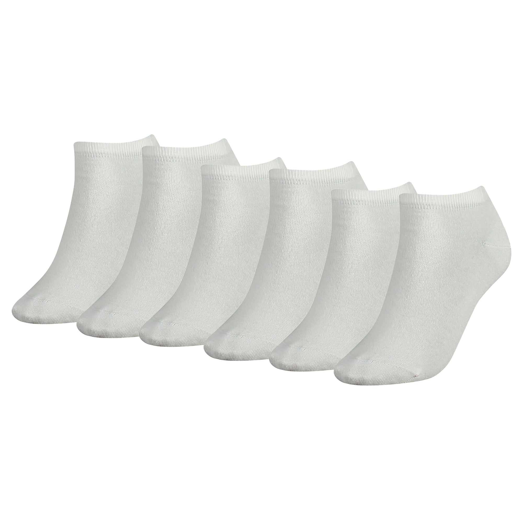 TOMMY HILFIGER Damen Sneaker Socken, 6er Pack - TH, Baumwolle, Uni