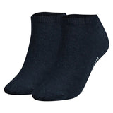 TOMMY HILFIGER Damen Sneaker Socken, 2er Pack - TH, Baumwolle, Uni