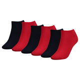 TOMMY HILFIGER Damen Sneaker Socken, 6er Pack - TH, Baumwolle, Uni