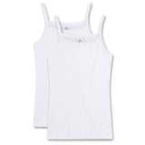 Sanetta Mädchen Unterhemd, 2er Pack - Shirt ohne Arme, Top