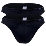 HOM Herren Comfort Micro Brief 2er Pack - Slip, Unterwäsche, Baumwolle, einfarbig