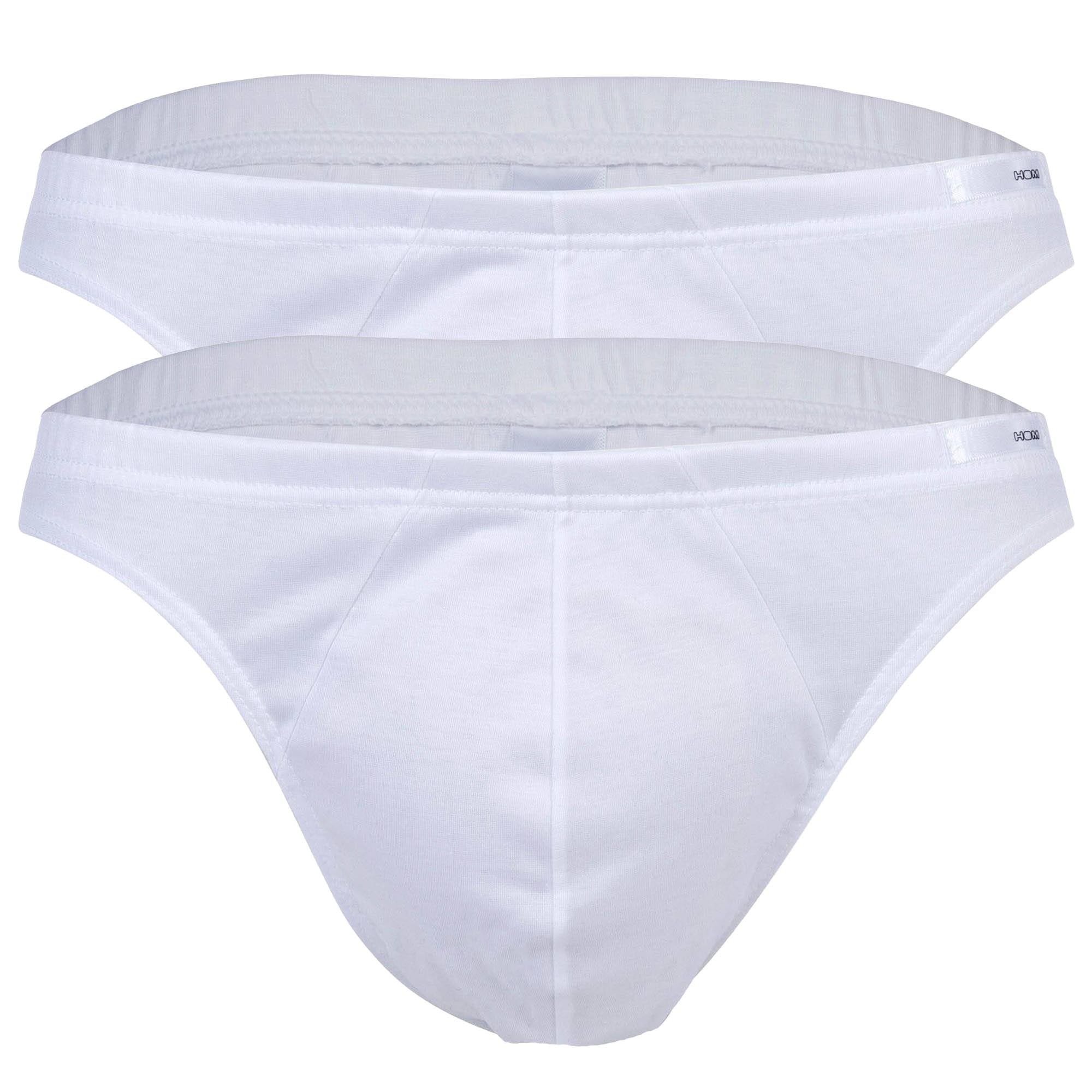 HOM Herren Comfort Micro Brief 2er Pack - Slip, Unterwäsche, Baumwolle, einfarbig