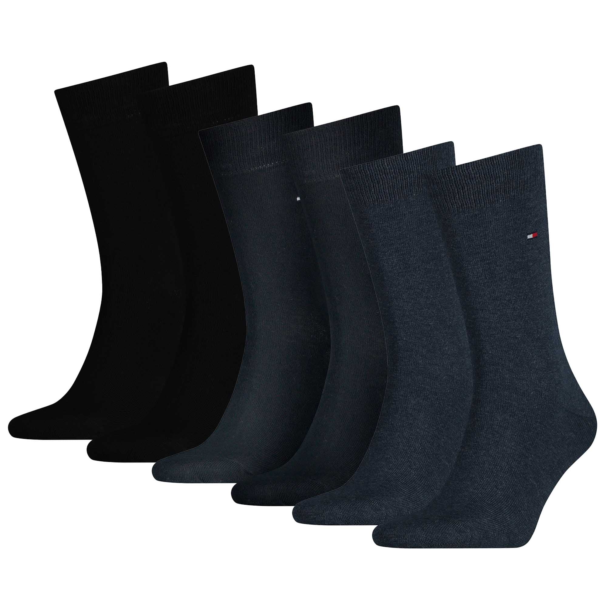 TOMMY HILFIGER Herren Socken, 6er Pack - Classic, Strümpfe, einfarbig