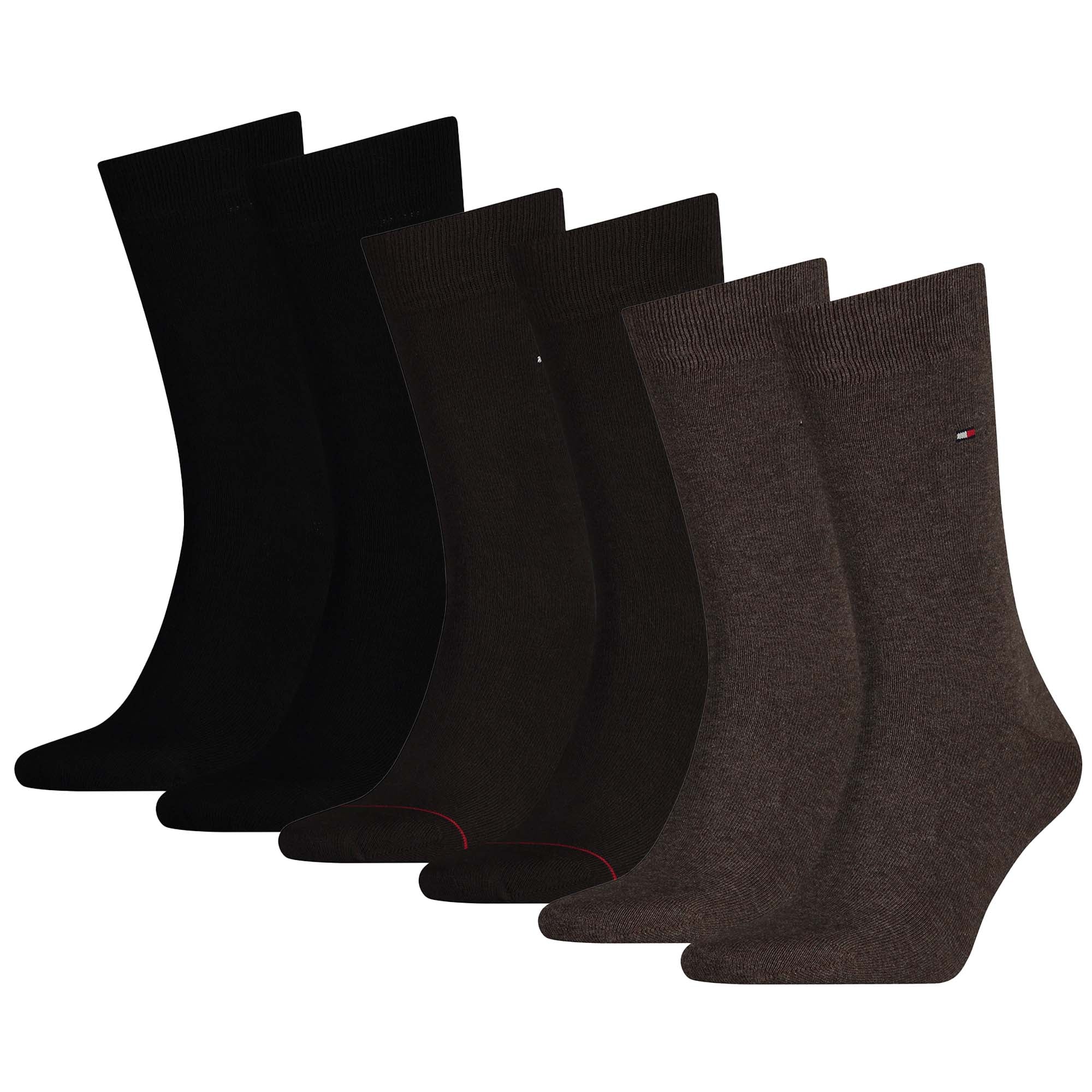 TOMMY HILFIGER Herren Socken, 6er Pack - Classic, Strümpfe, einfarbig